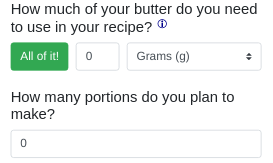 choosing your recipe